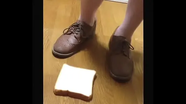 میری ٹیوب fetish】Bread food crush Sneaker تازہ