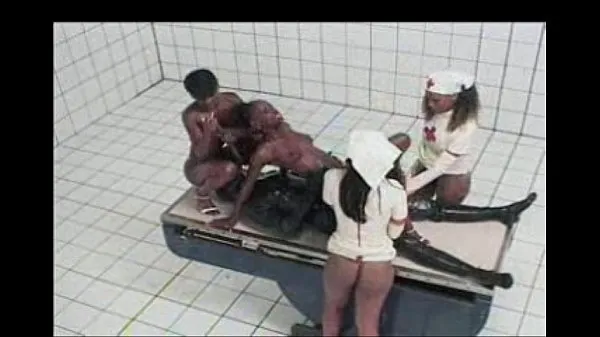 Fresh Ebony black nurses my Tube