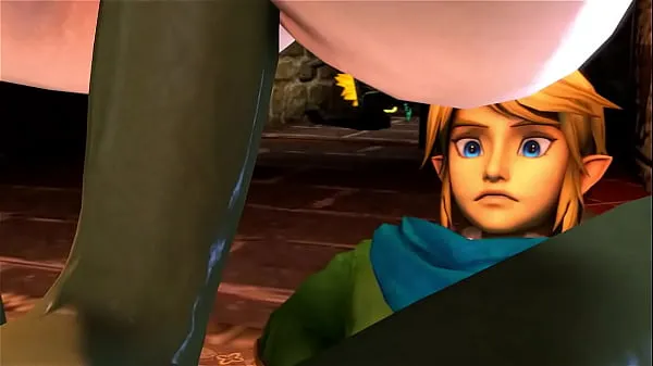 Frisk Princess Zelda fucked by Ganondorf 3D mit rør