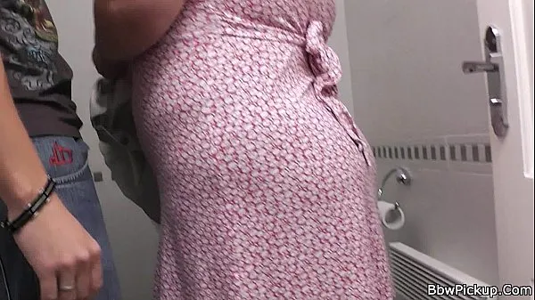 Friss Bbw picked up and fucked in restroom a csövem