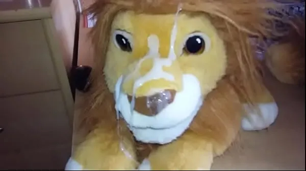 Fresh lion plush mufasa cum my Tube