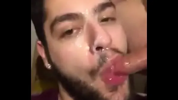 Tươi sucking with cum in the face ống của tôi