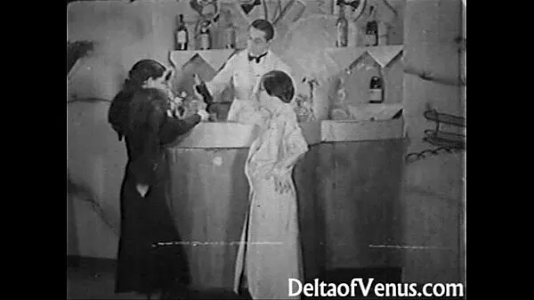 Färsk Authentic Vintage Porn 1930s - FFM Threesome min tub