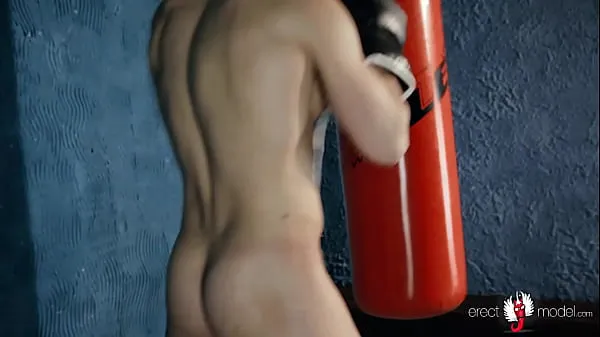 Fresh Naked boxer guy masturbating after workout in gay boxing porn my Tube