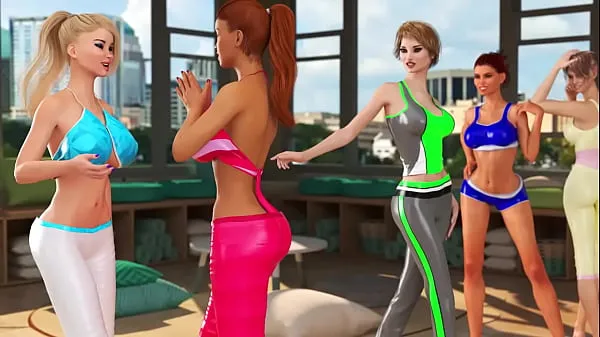 Frisk Futa Fuck Girl Yoga Class 3DX Video Trailer mit rør