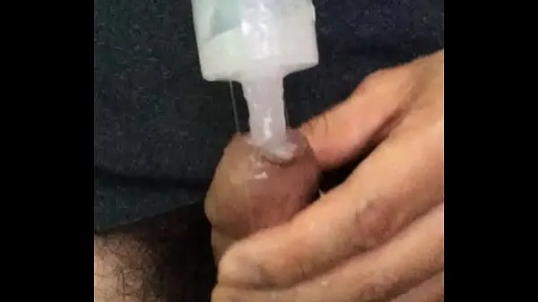 Čerstvé Insertion of lube with Syringe into urethra 2 mé trubici