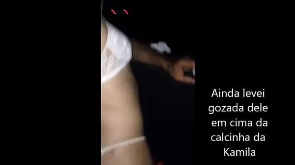 Frisk Cdzinha Limasp rubbing herself on the asset's cock wearing the blue kamila thong panties Jan2018 min Tube