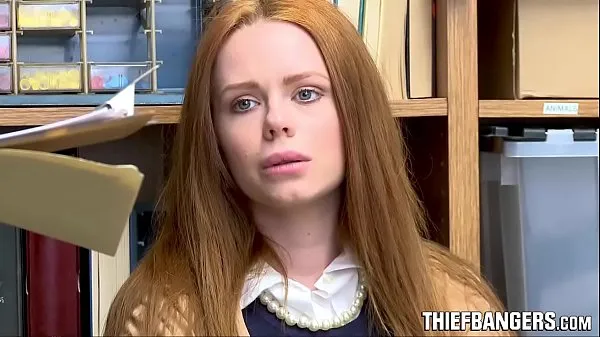 Fresh British Redhead Teen Thief Ella Hughes Caught & Punished my Tube