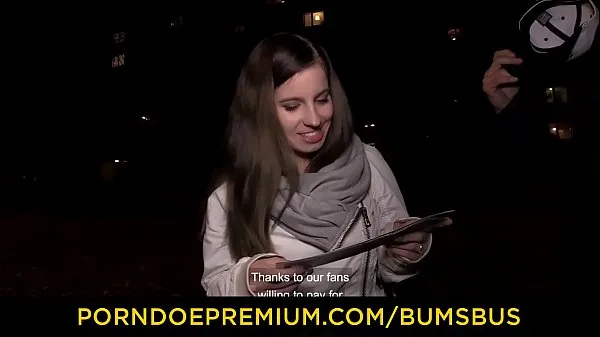 طازجة BUMS BUS - Cute busty German newbie Vanda Angel picked up and fucked hard in sex van أنبوبي