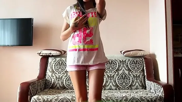 Frisk Freaky skinny dream teen Dominika webcam show mit rør