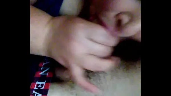 Fresh BBW sucking on biggest cock shes ever had my Tube