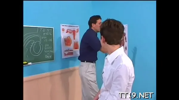 Φρέσκο Horny teacher fucks his student's taut arse hard and deep σωλήνα μου