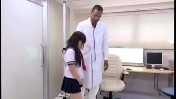 Fresh Small Risa Omomo Exam by giant Black doctor my Tube