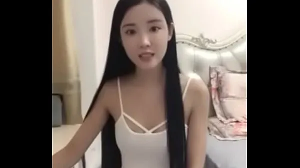 Frisk Chinese webcam girl mit rør