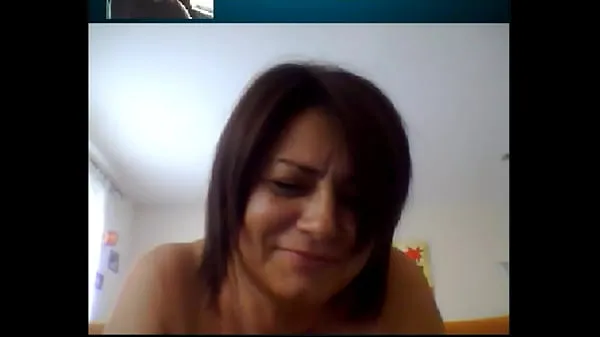 Čerstvé Italian Mature Woman on Skype 2 mojej trubice
