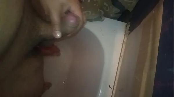 Färsk masturbation bathroom min tub