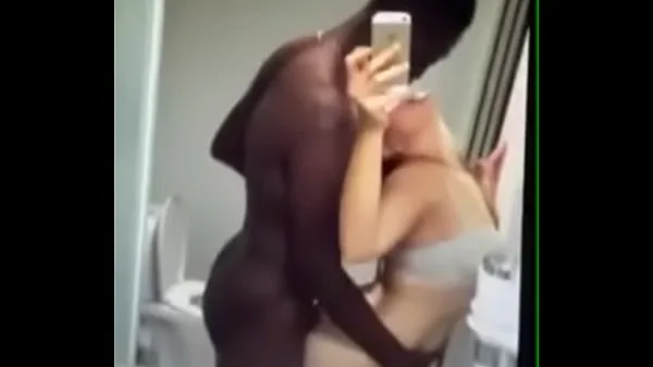 Fresh White woman records herself with a black dick my Tube