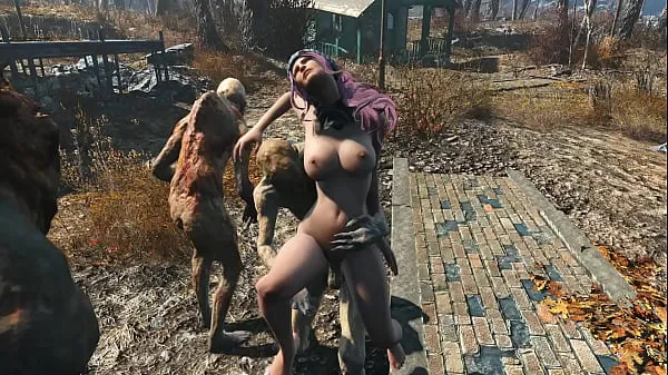 Friss Fallout 4 Ghouls have their way a csövem