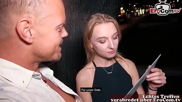 طازجة young college teen seduced on berlin street pick up for EroCom Date Porn Casting أنبوبي