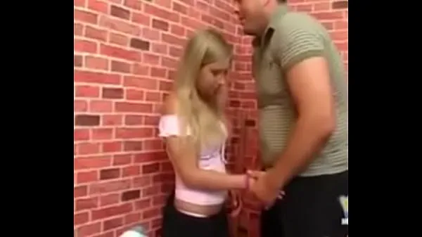 Frisk perverted stepdad punishes his stepdaughter mit rør