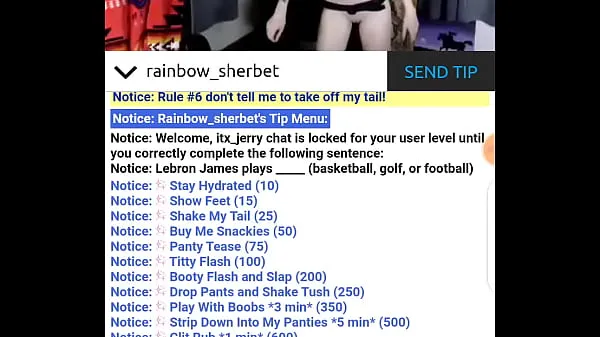 طازجة Rainbow sherbet Chaturbate Strip Show 28/01/2021 أنبوبي