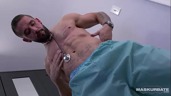 Friss Maskurbate - Sexy Nurse Rips Shirt Off & Masturbates (Uncut Footage a csövem