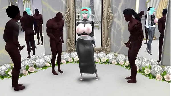 Tươi Bulma Marriage Episode 3 Beautiful Wife at her Wedding is transformed into a Sex Slave Bitch Fucked in the Anal Ass by 3 Black with Big Dick Netorare Hentai ống của tôi