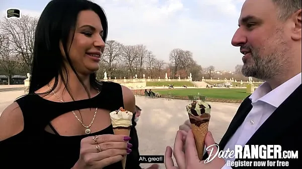 Friss Anal sticking in and ice cream mess (Milf Ania Kinski, Porn from France a csövem