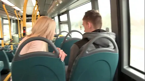 Fresh Sexy exhibitionist strips and pisses on the bus and again outdoors and goes to the intercom naked my Tube