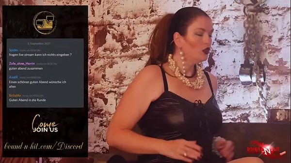 Frisk BoundNHit Discord Stream # 7 Fetish & BDSM Q&A with Domina Lady Julina min Tube