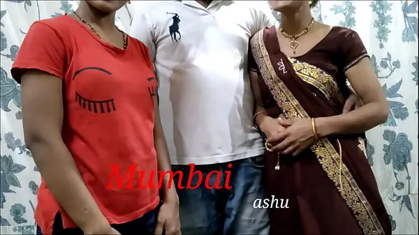 Frisk Mumbai fucks Ashu and his sister-in-law together. Clear Hindi Audio mit rør