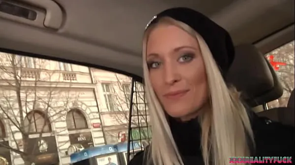 Färsk Uma and Lara took stranger on the streets for horny fuck in the car min tub