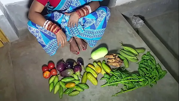 Čerstvé Indian Vegetables Selling Girl Hard Public Sex With mojej trubice