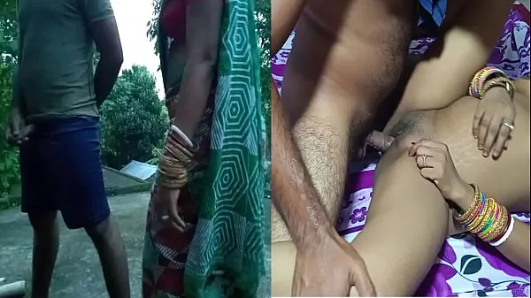 Tươi Neighbor Bhabhi Caught shaking cock on the roof of the house then got him fucked ống của tôi