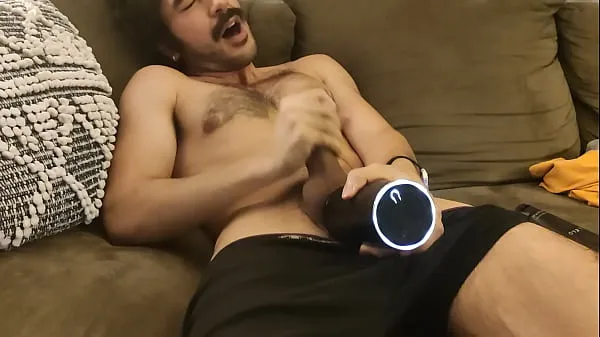 Świeże Jerking Off On the Couch While Girlfriend Watches and Fingers Herself Off-Camera (Mutual Masturbation) Lelo F1s [Geraldo Rivera - jankASMR mojej tubie