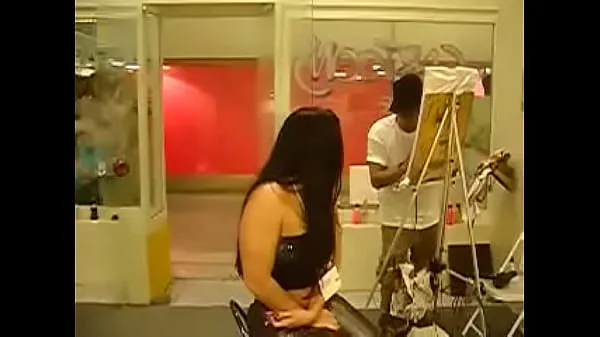 Fresh Monica Santhiago Porn Actress being Painted by the Painter The payment method will be in the painted one my Tube
