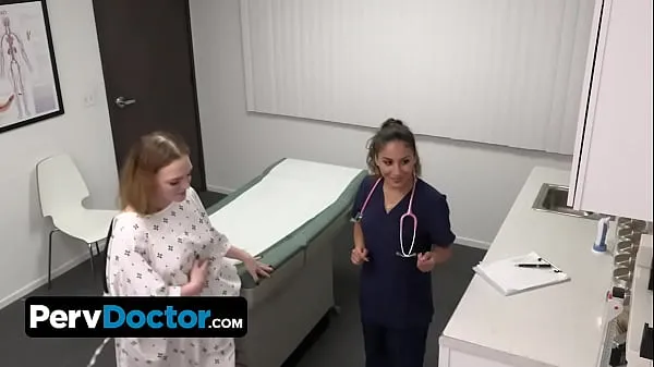 新鲜PervDoctor - Curvy Teen Needs Special Treatment And Lets Her Doctor And Nurse To Take Care Of Her我的管子