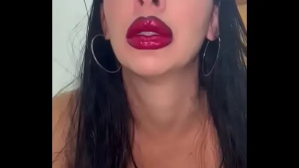 Φρέσκο Putting on lipstick to make a nice blowjob σωλήνα μου