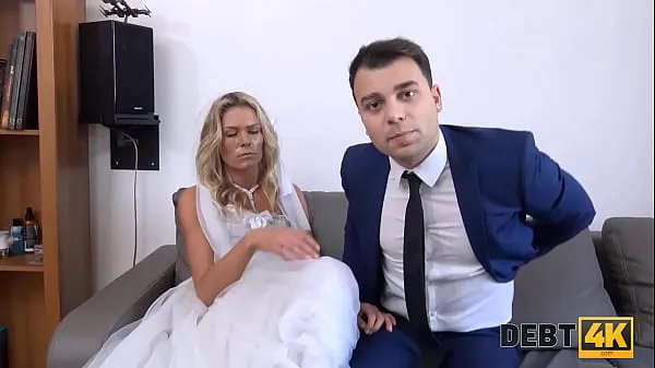 Fresh DEBT4k. Brazen guy fucks another mans bride as the only way to delay debt my Tube
