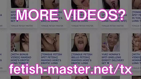Fresh Japanese Asian Tongue Spit Fetish my Tube