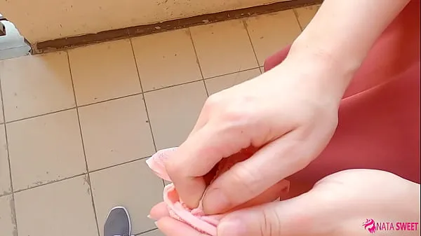 Tuore Sexy neighbor in public place wanted to get my cum on her panties. Risky handjob and blowjob - Active by Nata Sweet tuubiani