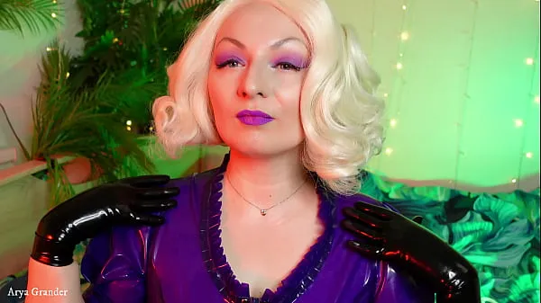 Φρέσκο Latex Fetish Video: Ripped Rubber Gloves - Blogger Blonde Pin Up MILF Arya σωλήνα μου