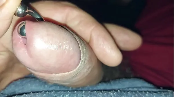 Fresh Playing with pierced cock my Tube