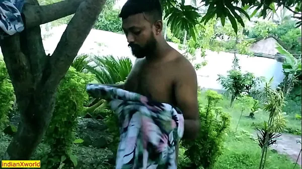 Friss Desi Bengali outdoor sex! with clear Bangla audio a csövem