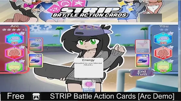 Frisch STRIP Battle Action Cards (kostenloses Spiel itchio) Kartenspiel, 2D, Erwachsene, Anime, süß, Eroge, Erotik, Hentai, NSFW, Sprachausgabe meiner Tube