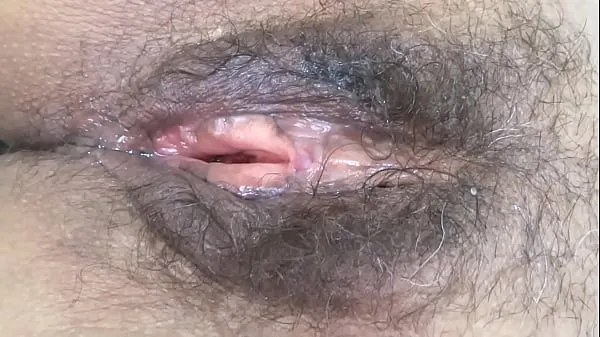 Fresh I show off my big hairy pussy after being fucked very hard by huge cocks my Tube