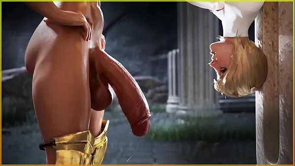 Tüpümün 3D Animated Futa porn where shemale Milf fucks horny girl in pussy, mouth and ass, sexy futanari VBDNA7L taze