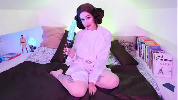 Segar Princess Leia JOI: I need your lightsaber Tiub saya