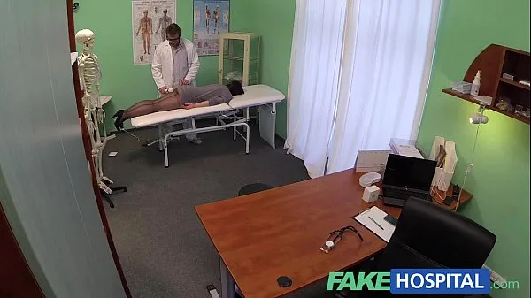 Friss Fake Hospital G spot massage gets hot brunette patient wet a csövem