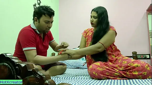 Frisk Desi Romantic Bhabhi Sex! Porokiya Sex mit rør
